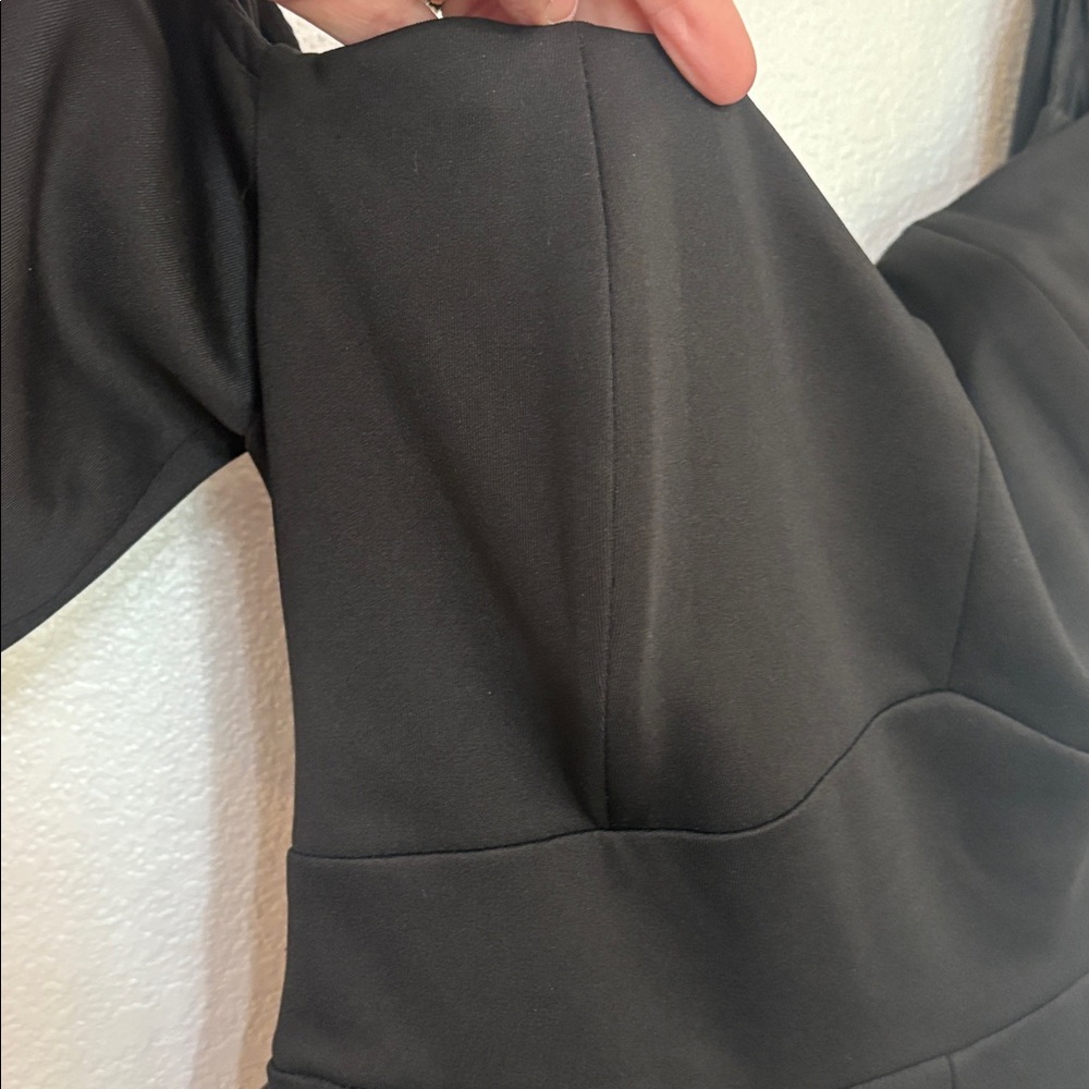 Belle Badgley Mishka Puff Sleeve Cocktail Dress- Size 12 - Picture 4 of 10